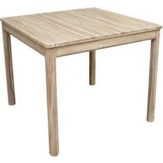 Riveo Wooden 4 Seater Square Table
