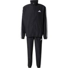 adidas 3 Stripes Tracksuit - Black