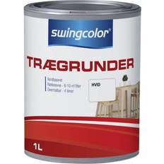 Trægrunder Swingcolor Trægrunder Træmaling Hvid 1L