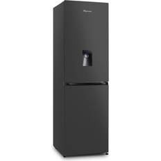 Black - Freestanding Fridge Freezers Fridgemaster MC55251DEB Fridge Freezer Black