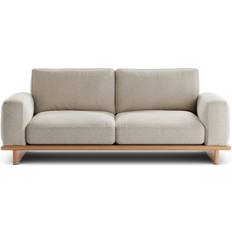 Dunelm Nook Boucle Natural Sofa 197cm 3 Seater
