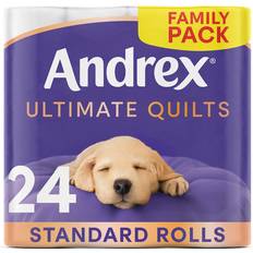 Toilet roll Andrex Ultimate Quilts Toilet Tissue Standard 24 Rolls