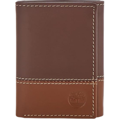 Timberland Leather Hunter Two Tone Trifold Wallet - Brown/Tan
