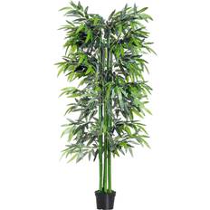 OutSunny Fake Bamboo Green/Black Artificial Plant