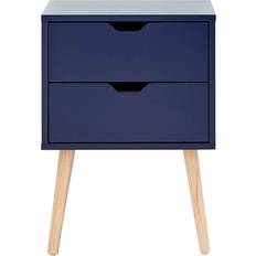 Blue Tables GFW Nyborg Single Nightshadow Bedside Table 30x40cm