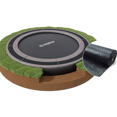 Trampolin 4.3 m North Trampoline North In Ground Sikkerhedsnet Rund Trampolin 4,3 m + Ukrudtsmembran