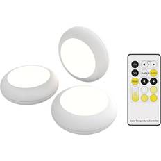 Calex Belysning Calex Batteridriven Lampa Spot On Puck LED 3-pack Spotlight