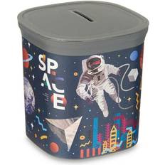 Pincello Färgglad Astronaut Pengabank 48 enheter
