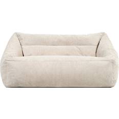 Fabric Bean Bags Bean Bag Bazaar Icon Corduroy Refillable Beige Bean Bag