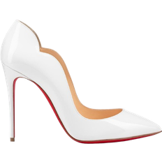 White - Women Heels & Pumps Christian Louboutin Hot Chick 100 - Bianco