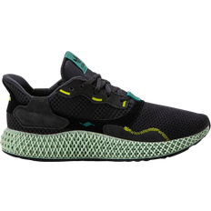Mens adidas zx trainers adidas ZX 4000 4D - Carbon/Semi Solar Yellow