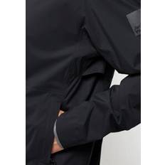Jack Wolfskin Rain Clothes Jack Wolfskin Cycling Rain Jacket Men Bike Commute - Phantom