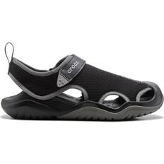 Mesh Sport Sandals Crocs Swiftwater Mesh Deck- Black