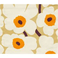 Marimekko Bordstabletter Marimekko Pieni Unikko Placemat 35 x 40 cm Gul Bordstablett Beige