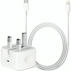 Apple 20W USB-C Power Adapter and USB-C to Lightning Cable 1m (UK)