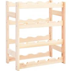 VidaXL Wine Racks vidaXL 286192 Natural Wine Rack 43x54cm