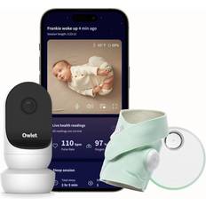 Smart monitor Owlet Dream Duo Sock & Cam 2 Baby Monitor Mint