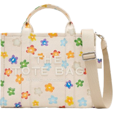 Marc Jacobs The Wild Daisy Canvas Medium Tote Bag - White Multi