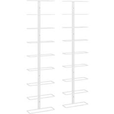 vidaXL 340902 White Vinställ 24x98cm