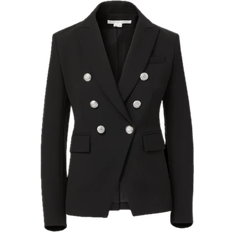 Stretch - Women Blazers Veronica Beard Miller Dickey Jacket - Black/Silver