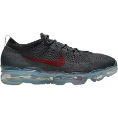 Nike Air Vapormax Skor Nike Air VaporMax 2023 Flyknit M - Dark Grey/Cool Grey/Wolf Grey/Gym Red