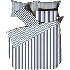 The Linen Yard Hebden Duvet Cover Grey, Blue (200x137cm)