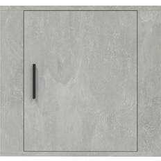 vidaXL 816872 Concrete Grey Bedside Table 30x50cm