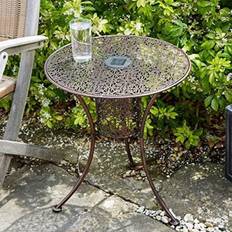 Outdoor Bistro Tables Marco Silhouette Solar Powered Patio Table