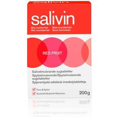 Sugtabletter tandvård ACO Salivin Red Fruit 200g