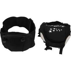 Neoglint Baby Hipseat Ergonomic Waist Stool Infant Carrier Front Facing Newborn Sling Wrap Black