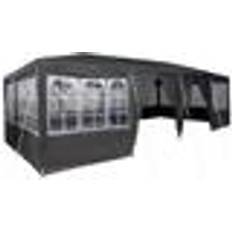 vidaXL Tente De Fête Avec 12 Parois Latérales Anthracite 8x4 M