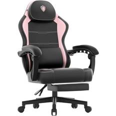 Dowinx Gamingstolar Dowinx Gaming Stuhl Ergonomischer Gamer Sessel aus PU-Leder mit Lendenstütze