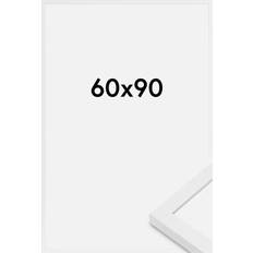 BGA Modern Akrylglas Vit 60x90 cm Ram