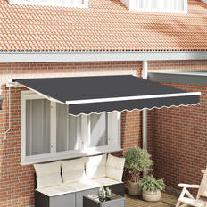 vidaXL Markise Erstatningsstof til 3x2 m Ramme Antracit
