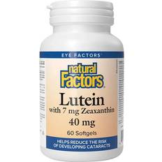 Natural Factors Lutein 40 mg med Zeaxanthin Bløde Kapsler 60 stk