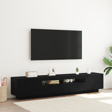 Tv bord 200 cm vidaXL Med LED-Lys 200 x 35 x 40 cm TV-bord