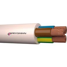 Downlightkabel Prysmian Downlightkabel H05V2V2-F 3G1,5 hvid R100
