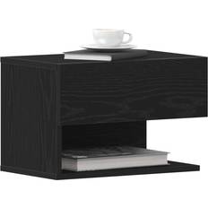 vidaXL 862734 Black Oak Sengebord