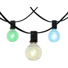 QAZQA Lyskæder & LED bånd QAZQA Udendørs 10m inkl LED 10 Lys RGBW Solcelle Lyskæde