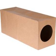 Zooplus Husdjur Zooplus Zooplus Basics Papperstunnel För Katter 27 x 22 x L 65 cm Brun