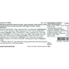 Summerbird Amber Liquorice Truffles 100g