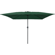vidaXL Firkantet Hav Parasol 295x245 cm Grøn