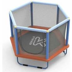 Trampolines on sale Kids Trampoline with Safety Enclosure 140 x 110 cm