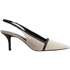 High Heel Heels & Pumps H&M Pointed Slingbacks - Beige/Black