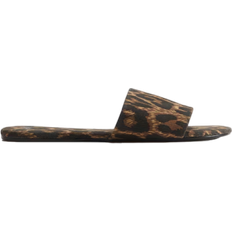 H&M Sandals - Brown/Leopard Print