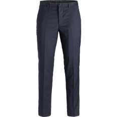Viscose Trousers Jack & Jones Junior Jprsolar Suit Trousers - Blue/Dark Navy (12203547_1318)