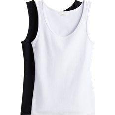 Ammetoppe Graviditets- & Ammetøj H&M Hvid MAMA 2-pak Ammetanktop Size M