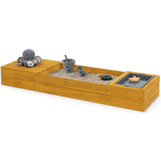 Muddy buddy sandkasse Muddy Buddy Sand æske Space Saver okker
