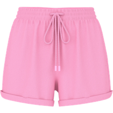 PINK Ivy Fleece Rolled Hem Shorts - Pink Lollipop