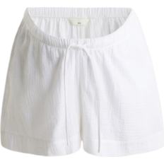 H&M Wit MAMA Short Van Mousseline Met Drawstring Size M